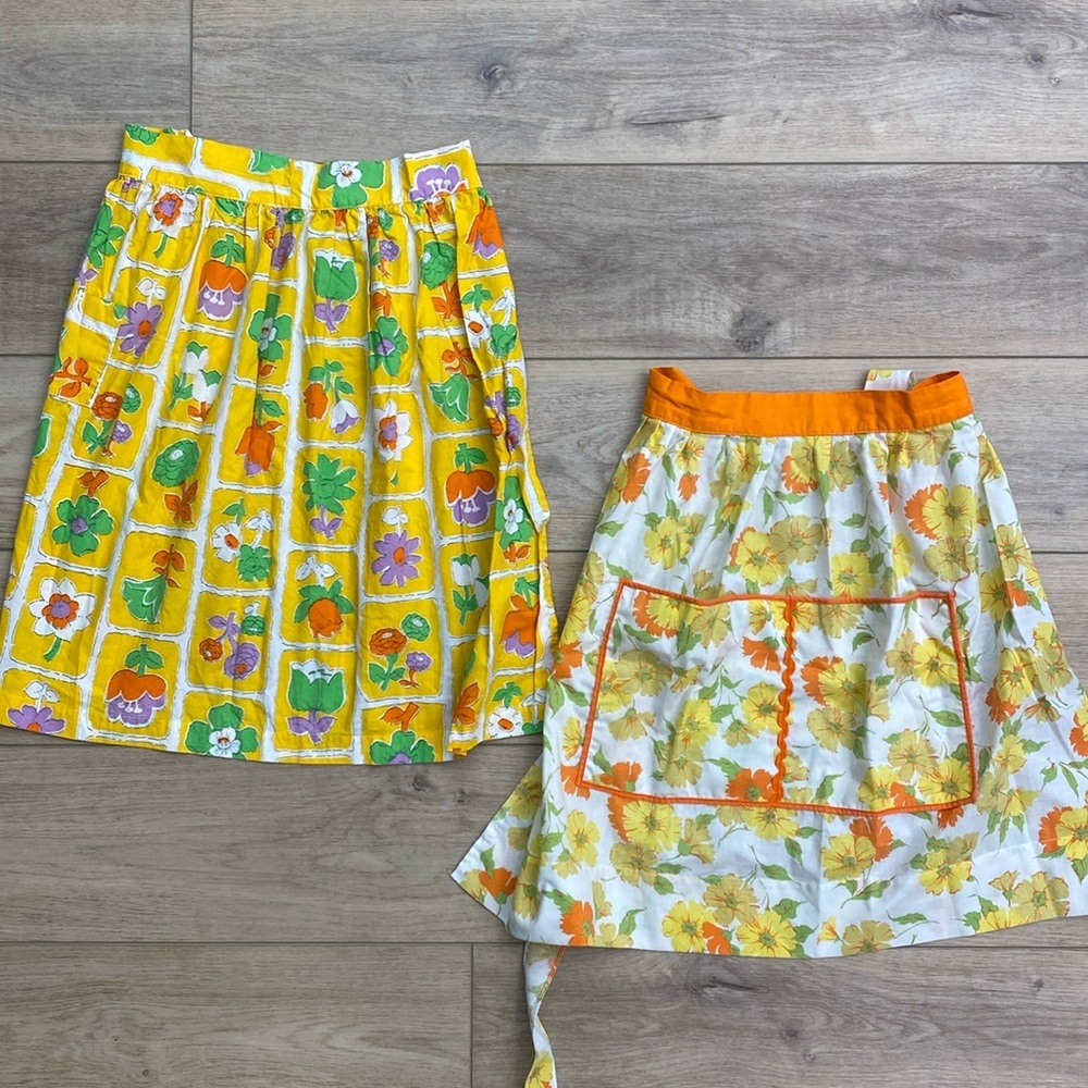 Vintage Skirt‎ Apron Set